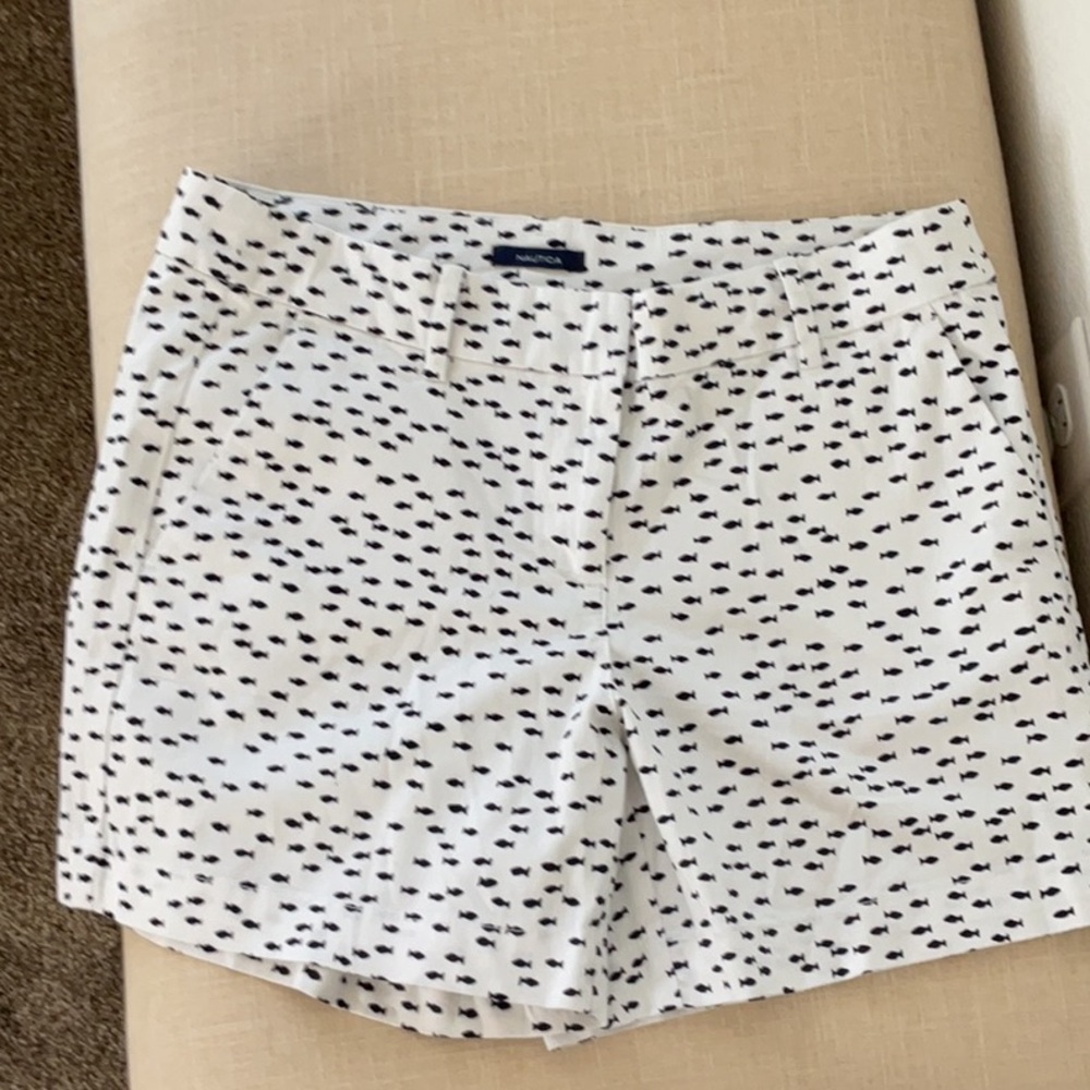 Nautica black and white shorts